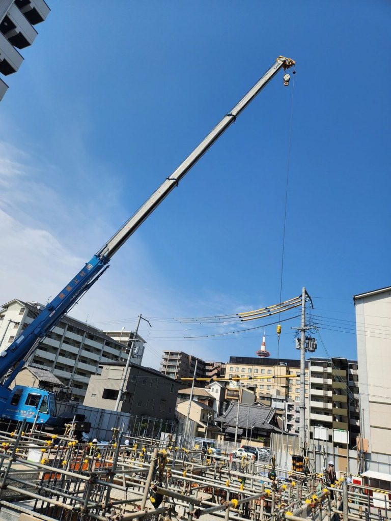 京都七条で基礎入れ!耐圧版が美味しい😋はずです!が・・・・・・