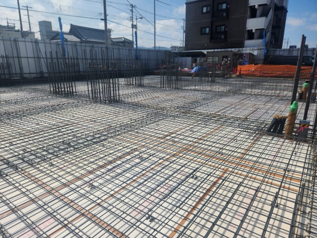 気温35度下での配筋検査🥵🥵