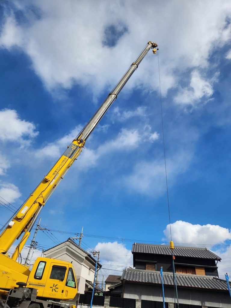 吹田でS造 基礎入れ！