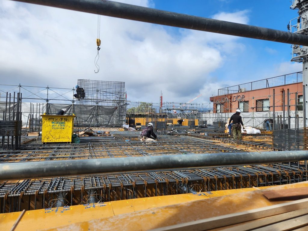 ５GS配筋中です💦