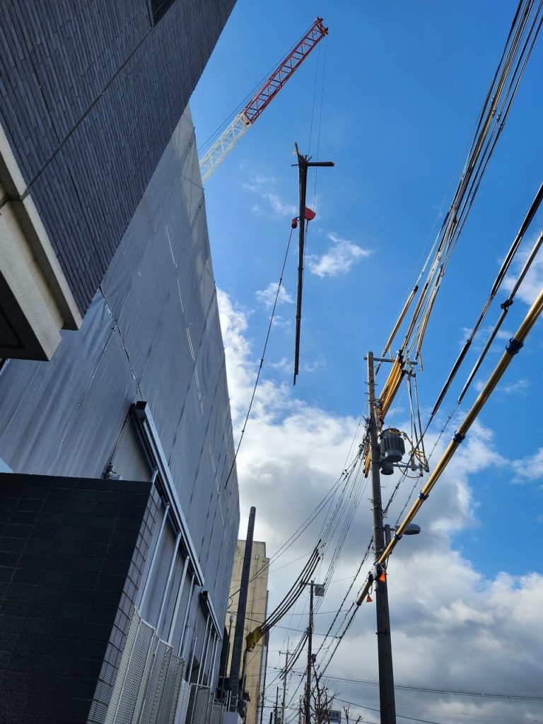 京都七条の現場 ３ＧＳ配筋です