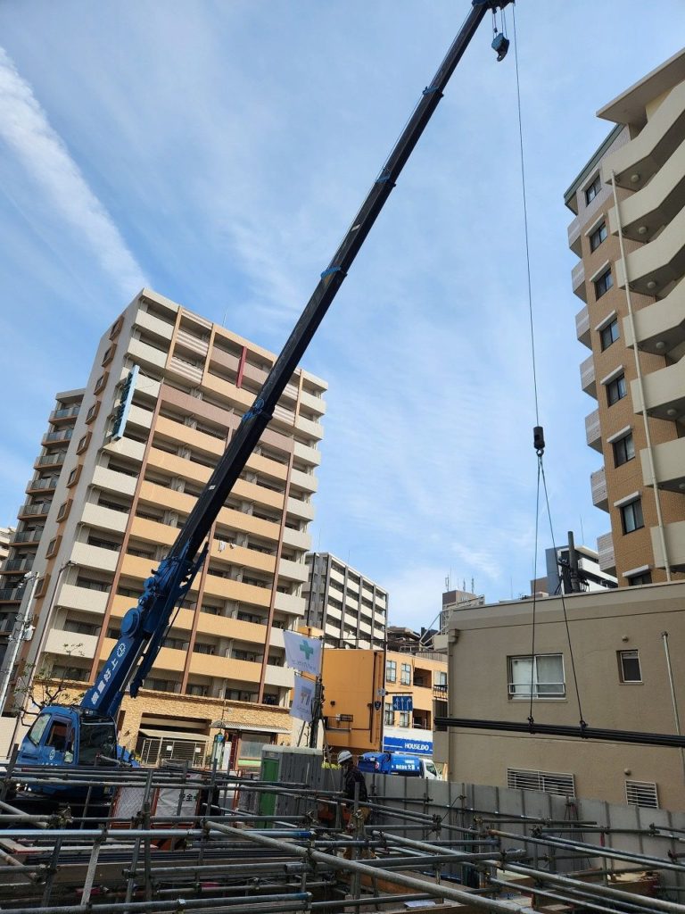 西淀川の現場 今日から乗り込みです！
